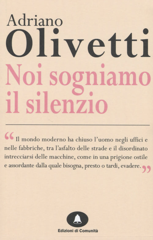 Cover of Noi sogniamo il silenzio