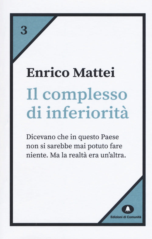 Cover of complesso di inferiorità