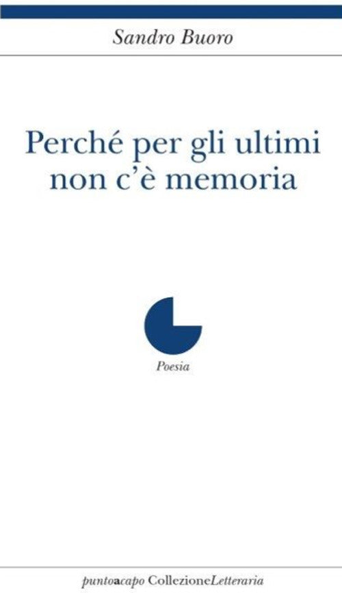 Cover of Perché per gli ultimi non c’è memoria