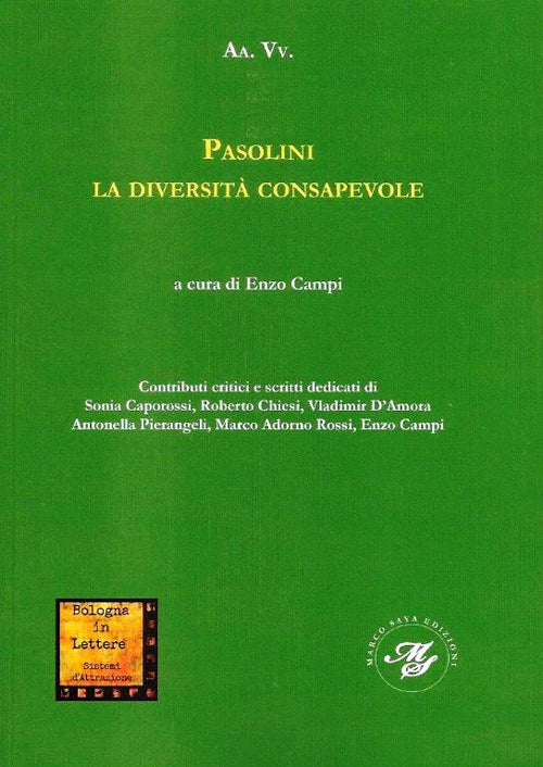 Cover of Pasolini la diversità consapevole