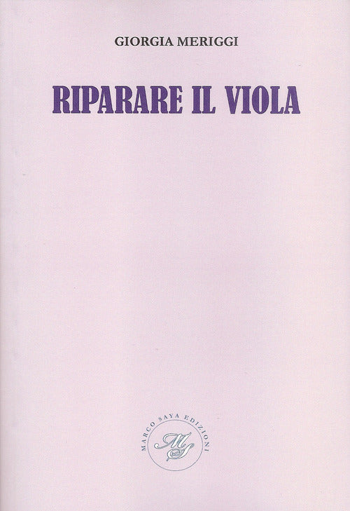 Cover of Riparare il viola