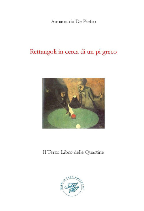 Cover of Rettangoli in cerca di un pi greco. Il terzo libro delle quartine