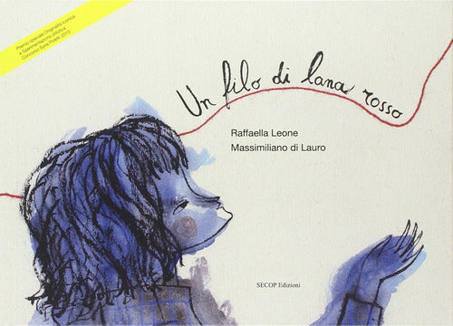 Cover of filo di lana rosso