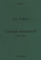 Cover of Giornale notturno (1985-1991)