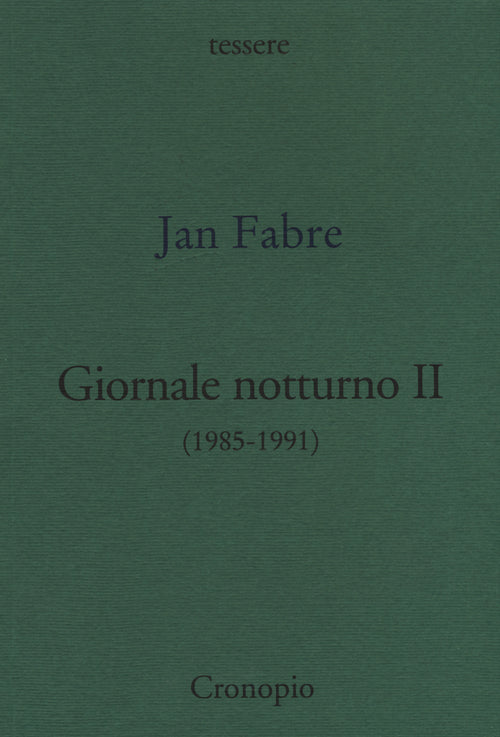 Cover of Giornale notturno (1985-1991)