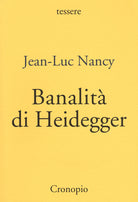 Cover of Banalità di Heidegger