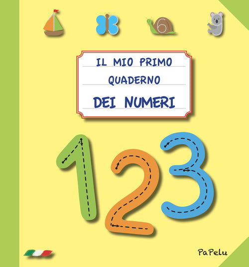 Cover of mio primo quaderno dei numeri