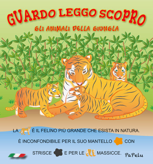 Cover of animali della giungla. Guardo leggo scopro