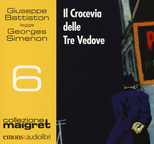 Cover of crocevia delle tre vedove letto da Giuseppe Battiston. Audiolibro. CD Audio formato MP3