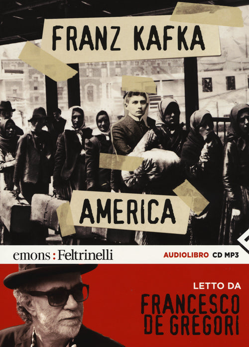 Cover of America letto da Francesco De Gregori. Audiolibro. CD Audio formato MP3