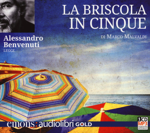 Cover of briscola in cinque letto da Alessandro Benvenuti. Audiolibro. CD Audio formato MP3