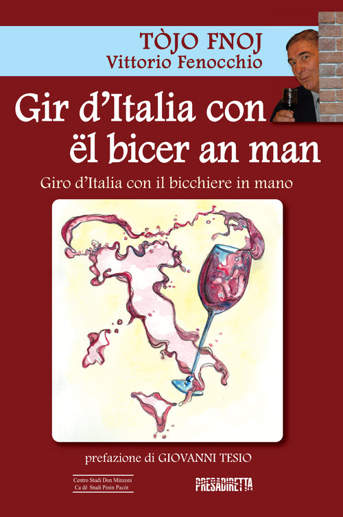 Cover of Gir d'Italia con ël bicer an man-Giro d'Italia con il bicchiere in mano