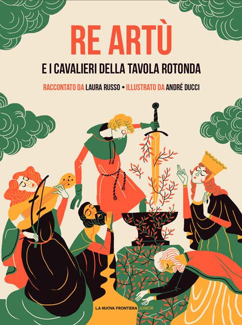 Cover of Re Artù e i cavalieri della Tavola rotonda