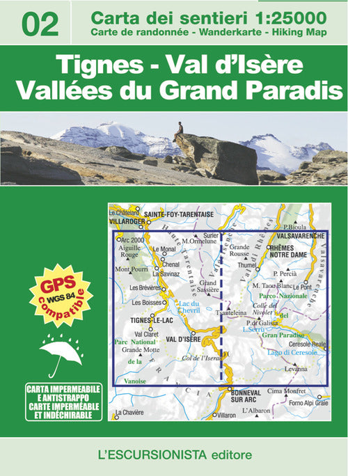 Cover of Tignes-Val d'Isère-Vallées du Grand Paradis. Ediz. italiana, inglese, tedesca e francese