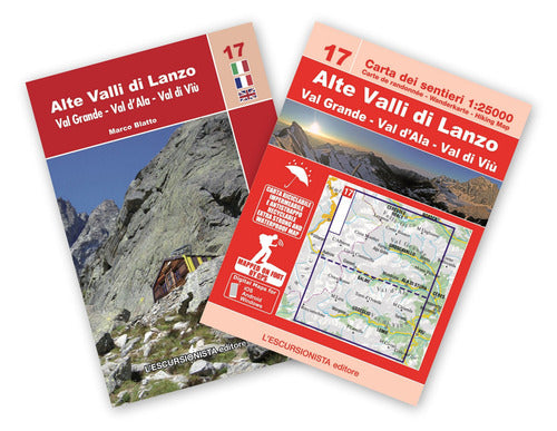 Cover of Alte Valli di Lanzo, Val Grande, Val d'Ala, Val di Viù. Con mappa escursionistica 1:25000