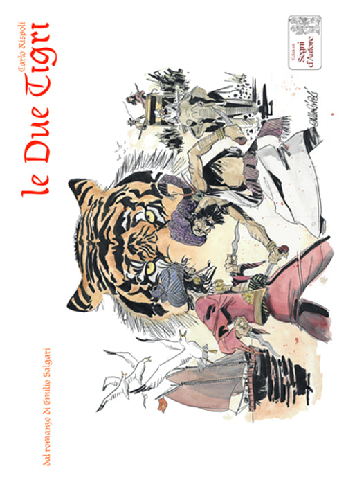 Cover of due tigri. Dal romazo di Emilio Salgari