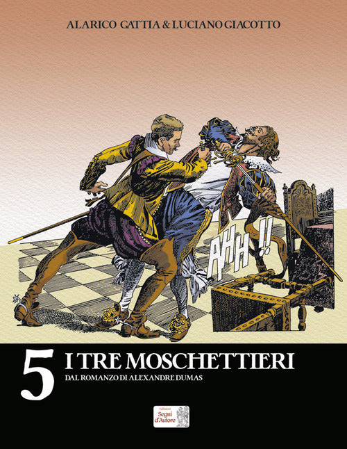 Cover of tre moschettieri dal romanzo di Alexandre Dumas