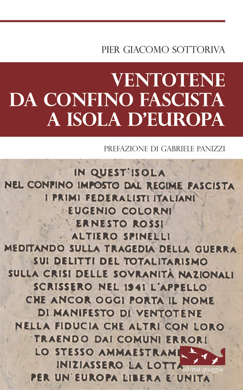 Cover of Ventotene da confine fascista a isola d'Europa