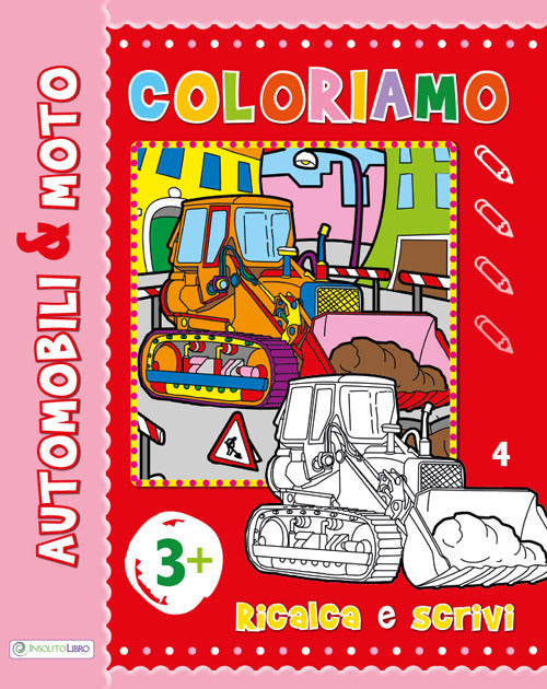 Cover of Auto & moto. Ripassa, scrivi, colora. Maxi color