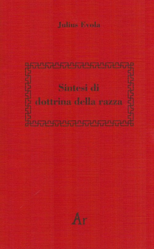 Cover of Sintesi di dottrina della razza