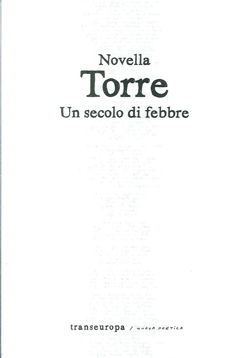 Cover of secolo di febbre. Poesie 2006-2009