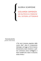 Cover of Goliarda Sapienza. Un'autrice ai margini del sistema letterario