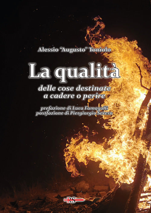 Cover of qualità delle cose destinate a cadere o perire