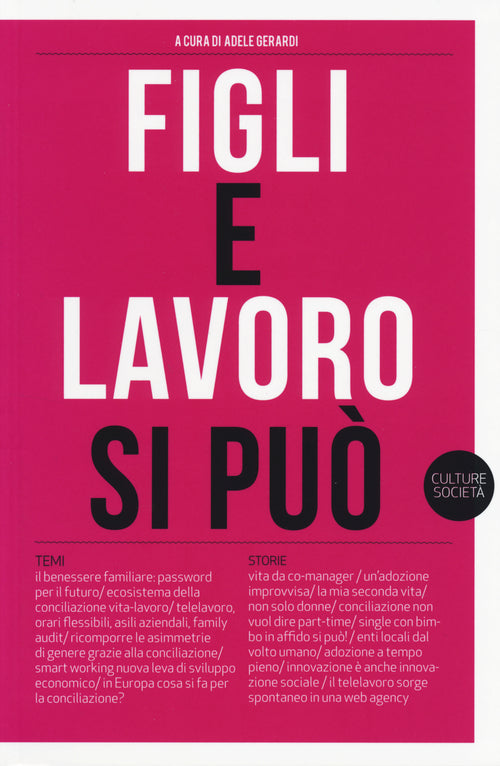 Cover of Figli e lavoro si può