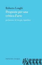 Cover of Proposte per una critica d'arte