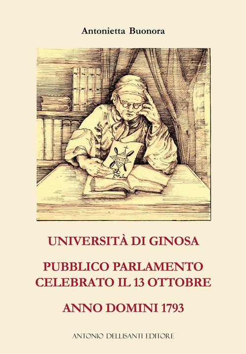 Cover of Università di Ginosa. Pubblico Parlamento celebrato il 13 ottobre Anno Domini 1793