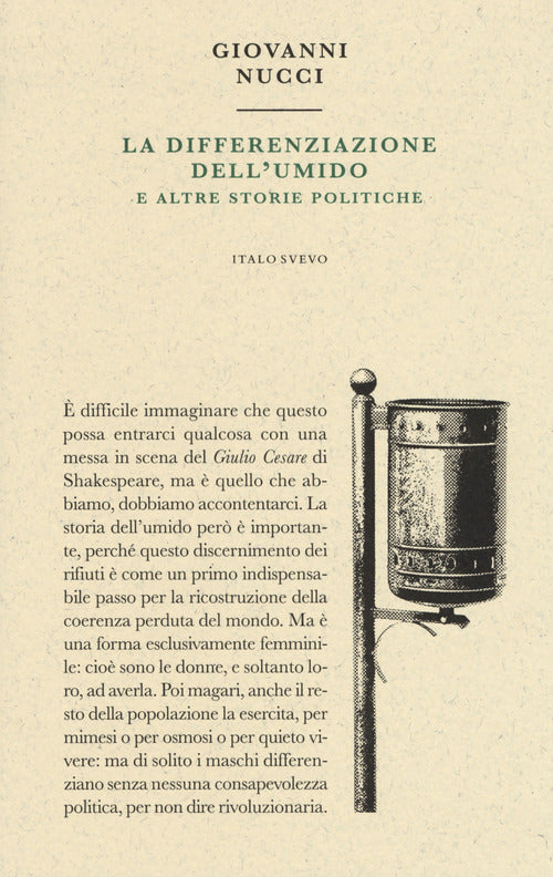 Cover of differenziazione dell'umido e altre storie politiche