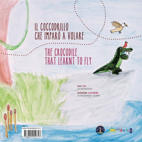 Cover of coccodrillo che imparò a volare. Ediz. italiana, inglese, francese e tedesca
