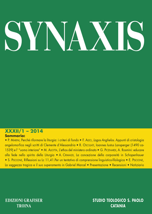 Cover of Synaxis