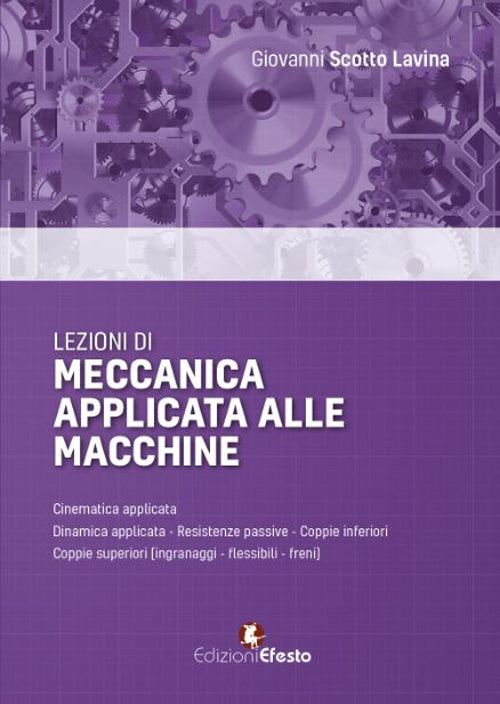 Cover of Lezioni di meccanica applicata alle macchine