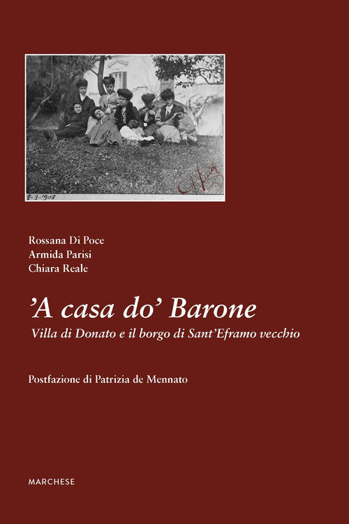 Cover of casa do' Barone. Villa di Donato e il borgo di Sant'Eframo vecchio