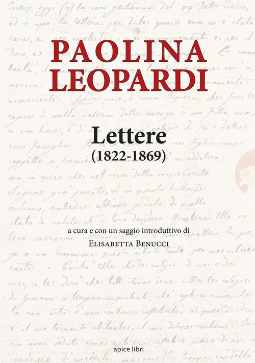 Cover of Lettere 1822-1869