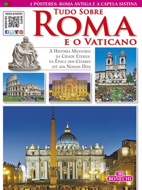 Cover of Tutta Roma e il Vaticano. Ediz. portoghese