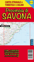 Cover of Provincia di Savona. Carta stradale e turistica 1:100.000