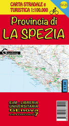 Cover of Provincia di La Spezia. Carta stradale 1:100.000 SV 20 con piste ciclabili