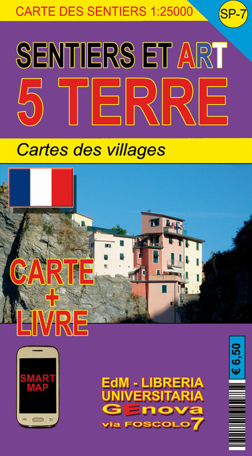Cover of SP 7 Sentiers et art Cinque Terre 1:25.000
