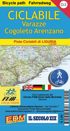 Cover of CI 3 ciclabile Varazze Cogoleto Arenzano 1:25.000. Ediz. italiana, inglese e tedesco