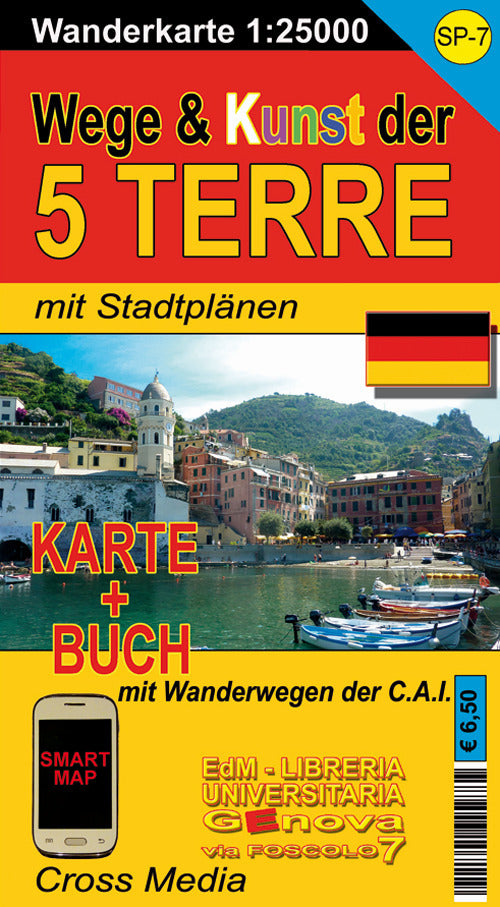 Cover of SP 7 Wege & Kunst der Cinque Terre 1:25.000