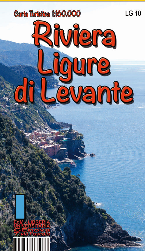 Cover of Riviera ligure di levante. Carta turistica 1: 160.000