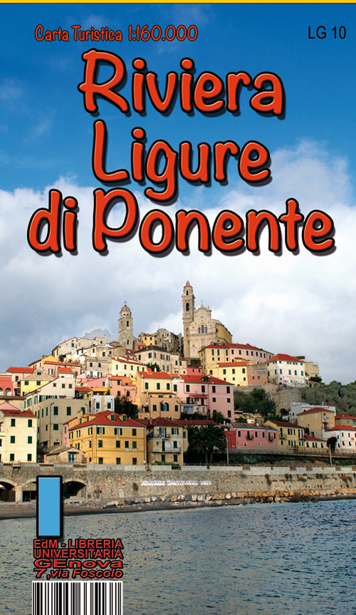 Cover of Riviera ligure di ponente. Carta turistica 1: 160.000