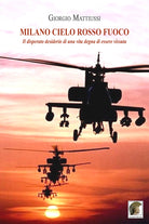Cover of Milano cielo rosso fuoco. Il disperato desiderio di una vita degna di essere vissuta