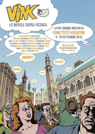 Cover of ViNC. Le nuvole sopra Vicenza. Mostra di fumettisti e illustratori vicentini
