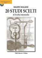 Cover of 20 studi scelti di livello intermedio. Ediz. italiana, inglese, francese, tedesca e spagnola