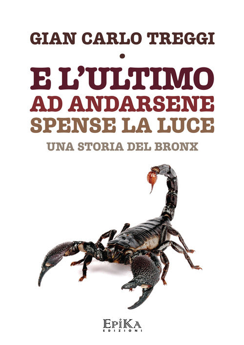Cover of E l'ultimo ad andarsene spense la luce. Una storia del Bronx