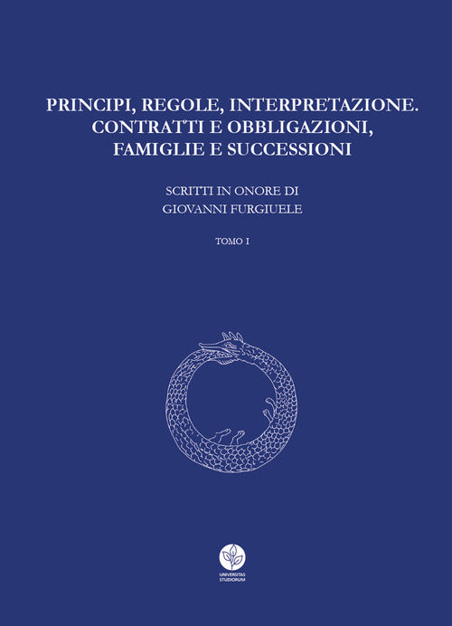 Cover of Principi, regole, interpretazione. Contratti e obbligazioni, famiglie e successioni. Scritti in onore di Giovanni Furgiuele