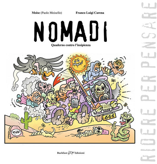 Cover of Nomadi. Quaderno contro l'insipienza. Ridere per pensare